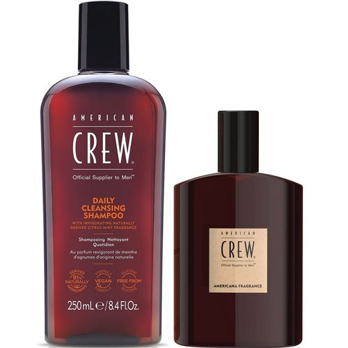 Daily Shampoo 250ml + Fragancia Americana 100ml American Crew Men