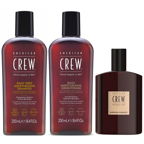 Shampoo Hidratante +Conditioner +AMERICANA Fragancia American Crew Men