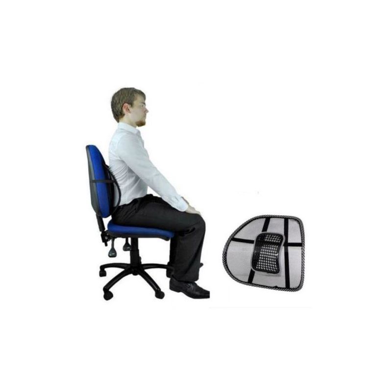Respaldar--Lumbar-Malla-Soporte-silla-carro-oficina-Malla-Gruesa