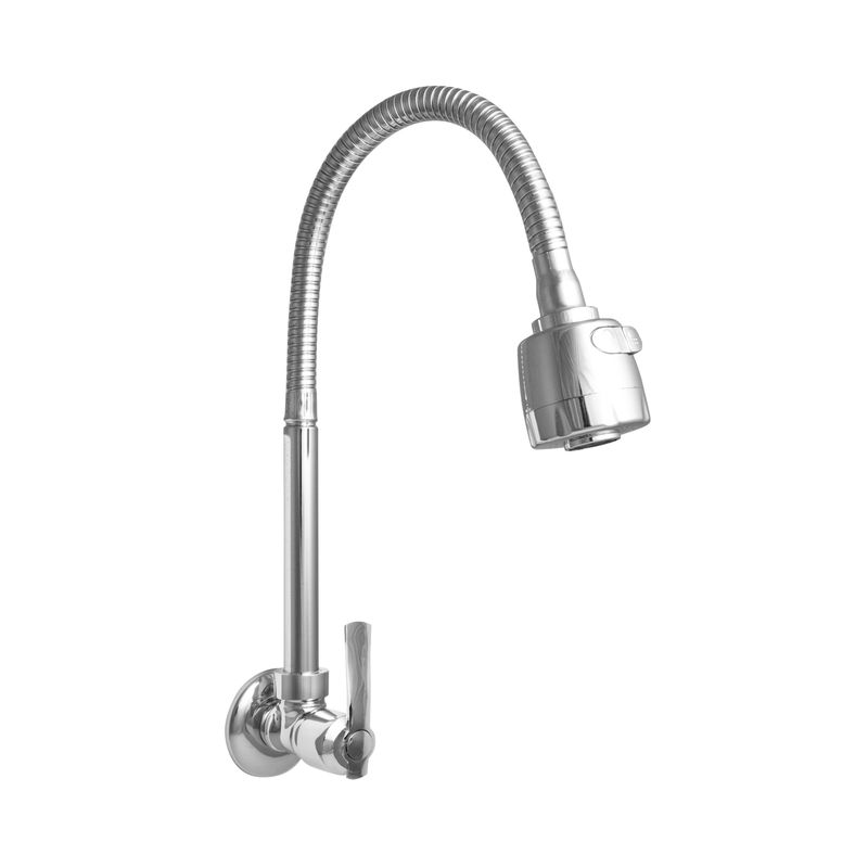 LLAVE-LAVADERO-PARED-PICO-FLEXIBLE-MILETT-CROMADO-VAINSA