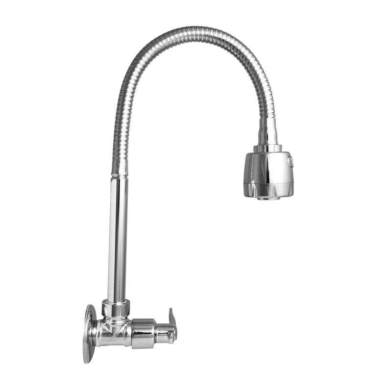 LLAVE-LAVADERO-PARED-PICO-FLEXIBLE-MILETT-CROMADO-VAINSA