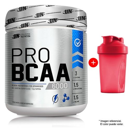 BCAA´S 500 GR UN AMINOÁCIDOS FRUIT PUNCH + SHAKER