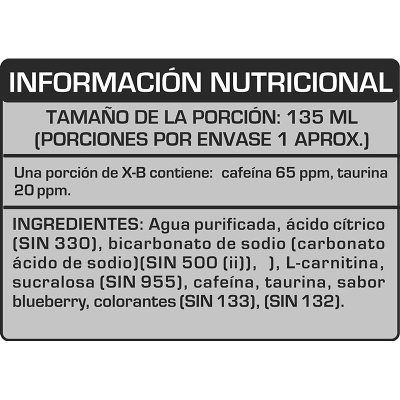 Quemador-XB-Paquete-De-45-Botellas-135ml-L-Carnitina-Guarana