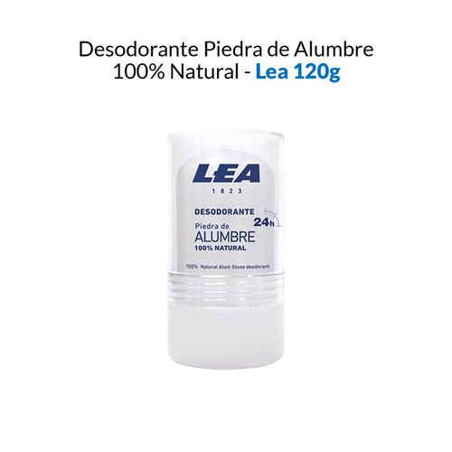 Desodoarnte Piedra de Alumbre 100% Natural - Lea 120g