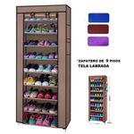 Organizador-de-Zapatos-Armable-Zapatera-de-9-niveles-Con-Funda-Color-Neutral