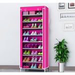 Organizador-de-Zapatos-Armable-Zapatera-de-9-niveles-Con-Funda-Color-Femenino