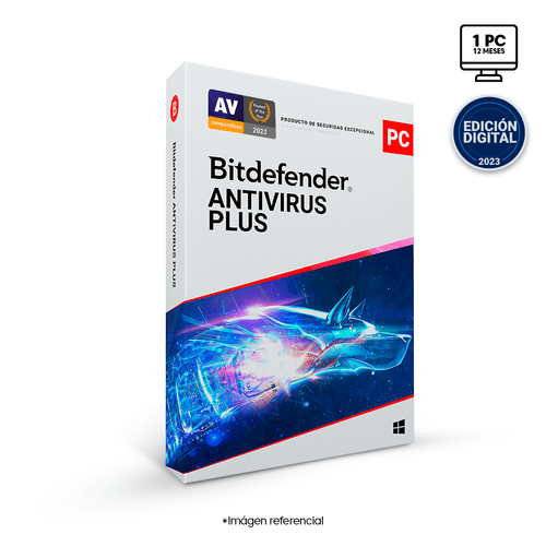 BITDEFENDER ANTIVIRUS PLUS (1 PC - 12 MESES)