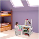 Escritorio-Infantil-Mesa-con-Estantes-Organizador-para-Niños---Silla-M54