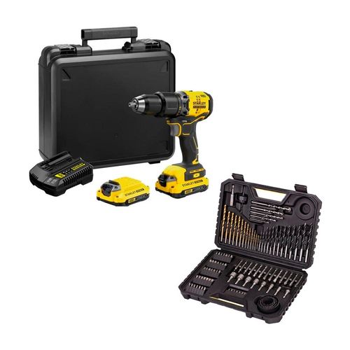 Taladro percutor 20V Max SBD715C2K + Set 100 pz
