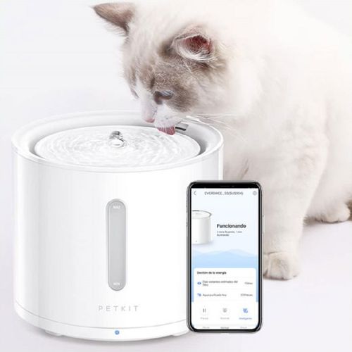 Fuente de agua para gatos y perros Petkit -blanco