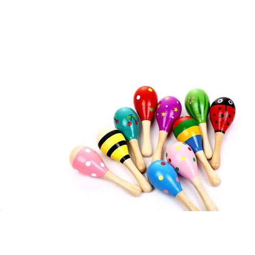 MARACAS DE MADERA pack 2UNI