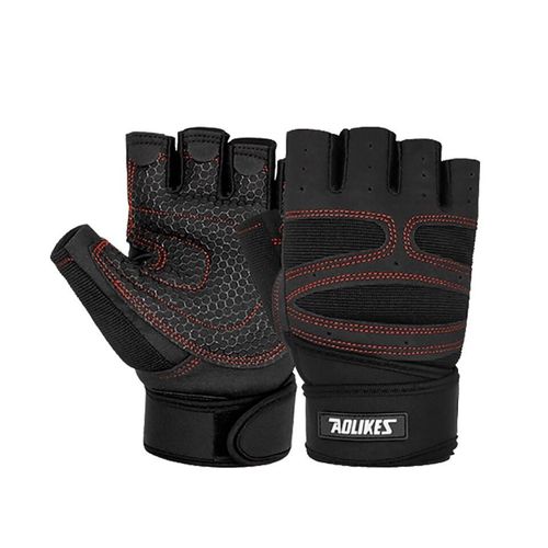 Guantes Deportivos AOLIKES A-109B Gym Levantamiento Pesas