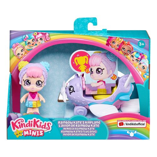 VEHICULO KINDI KIDS AVION DE RAINBOW KATE