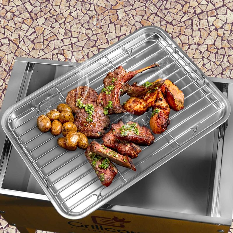 Bandeja-Y-Rejilla-Inoxidable-Chica-Para-Horno