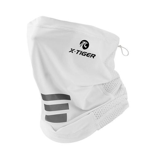 Pasamontaña X-TIGER DPMZ-10 Blanco Ciclismo Proteccion UV