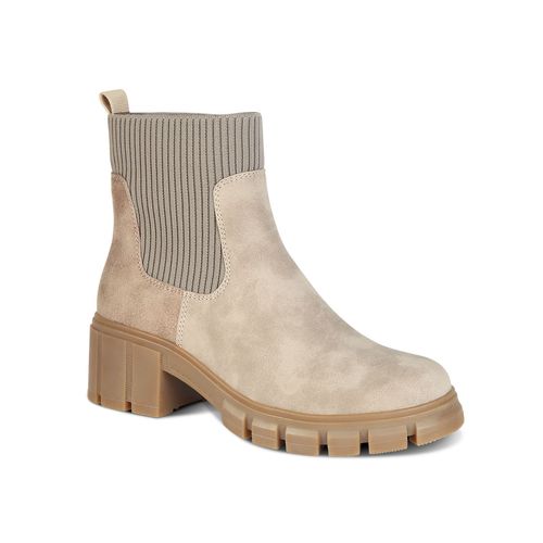 Botines Combat Mujer 7634 BEIGE