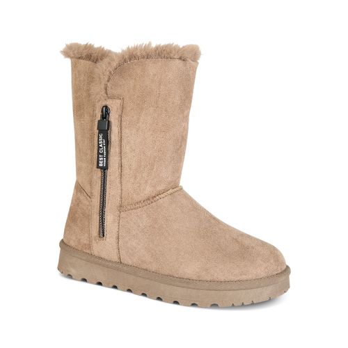 Botas Peluche Mujer 7657 TAUPE