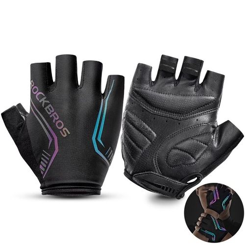 Guantes Deportivos ROCKBROS S251 Ciclismo Moto Levantamiento Pesas