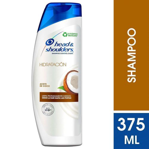 Shampoo Head & Shoulders Hidratación Aceite de Coco 375ml