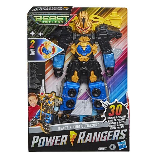 FIGURA POWER RANGERS BEAST-X KING ULTRAZORD CON SONIDOS