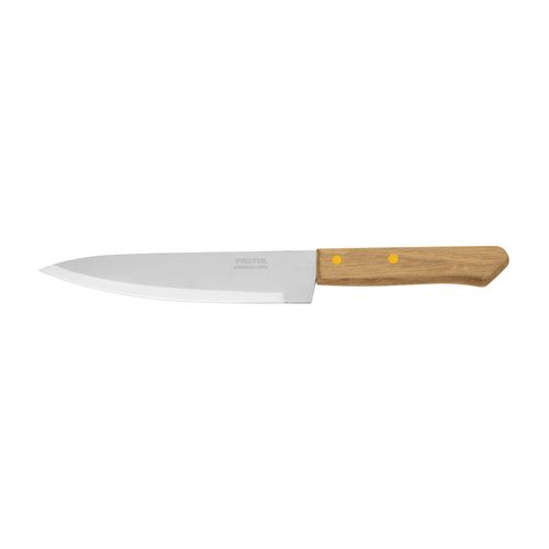 Cuchillo de chef 7" mango de madera pretul