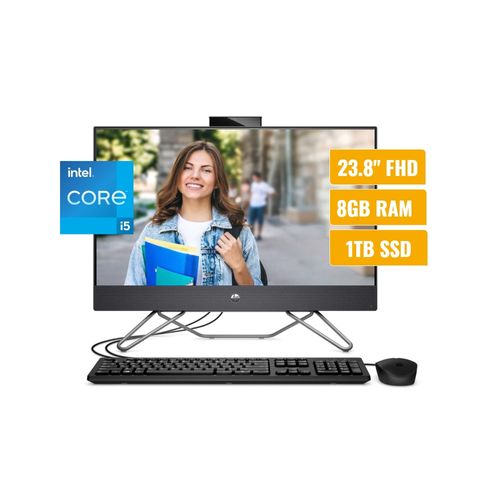 All In One HP 240 G9 Intel Core i5-1235U 8GB RAM 1TB SSD 23.8" Full HD FreeDos