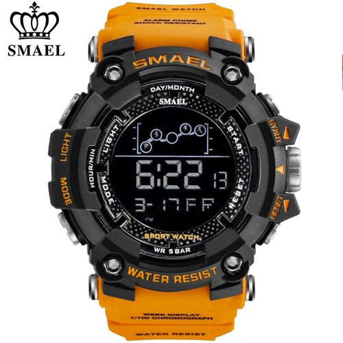 Reloj Deportivo SMAEL 1802 Naranja Movimiento Digital