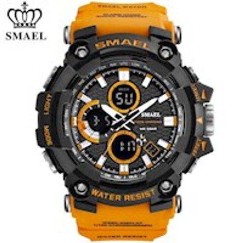 Reloj Deportivo SMAEL 1802D Naranja Digital-Análogo