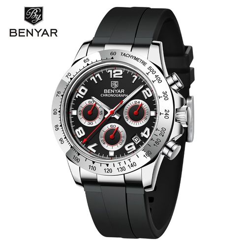 Reloj Hombre Lujo BENYAR 5192 Cronógrafos