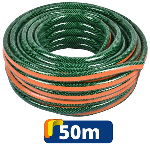 Manguera de riego 3/4" 3 capas en rollo de 50 m, Truper