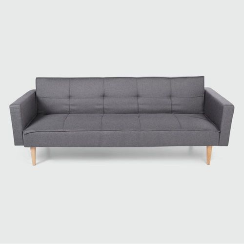 Sofá Cama Oslo + 2 Cojines Gris