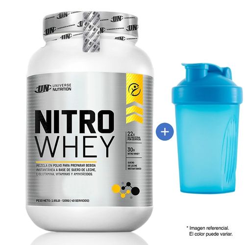 PROTEÍNA NITRO WHEY 1.1KG UNIVERSE NUTRITION VAINILLA