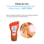 Crema-Hidratante-para-pies-de-Albaricoque---NNP-120ml