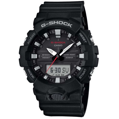 Reloj Casio G-Shock GA800-1A  Digital Analogico Acuático Luz Automática Negro