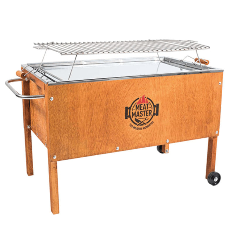 Caja-China-Meat-Master-Inoxidable-Grande---Parrilla--de-Varillas-Inoxidable