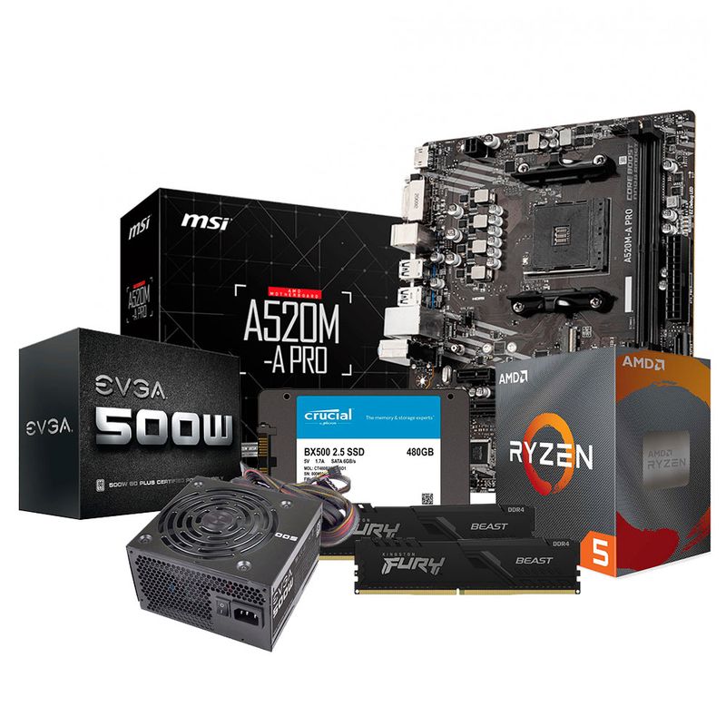 Pc-Universitario-Ryzen-5-37Ghz-Monitor-22-Ssd-480Gb-Ram-16Gb
