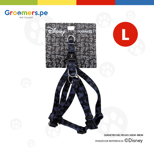 HARNESS PARA PERRO CLASIC MICKEY BASIC NEGRO LARGE