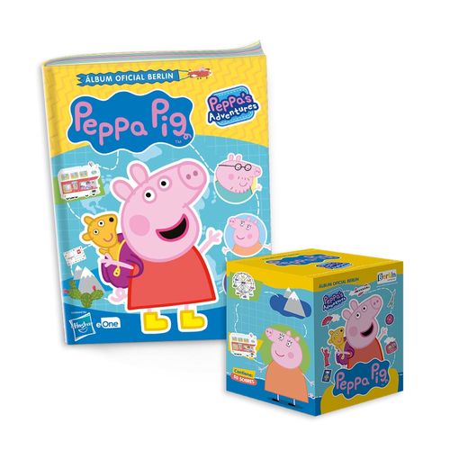 Álbum Peppa Pig Editorial Berlin Tapa Blanda + 1 Cajita (50 Sobres)