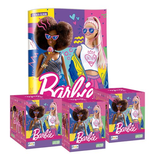 Álbum Barbie Editorial Berlin Tapa Blanda + 3 Cajitas (150 Sobres)