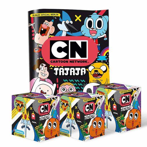 Álbum Cartoon Network 2022 Editorial Berlin Tapa Blanda + 3 Cajitas (150 Sobres)