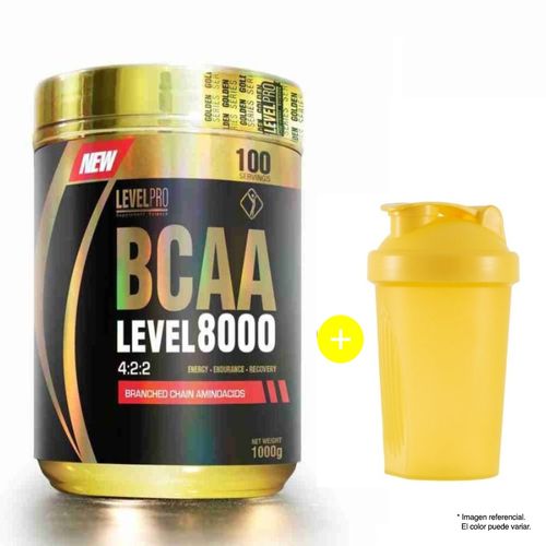 Level Pro Bcaa Level 8000 1Kg Blueberry + Shaker