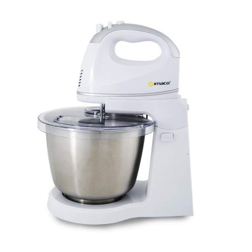 Batidora de Pedestal c/Bowl de Metal Imaco 300 Watts con 5 Velocidades y 2.5 Litros - HM3025S