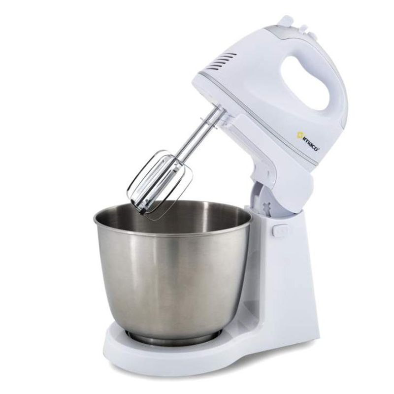 Batidora-de-Pedestal-c-Bowl-de-Metal-Imaco-300-Watts-con-5-Velocidades-y-25-Litros---HM3025S