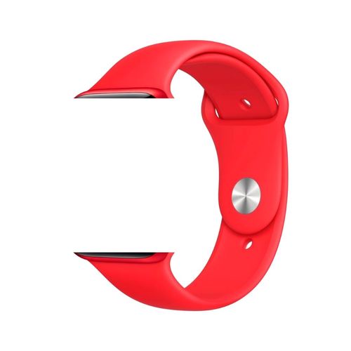 Correa de silicona color Rojo para Apple watch de 42/44/45 mm