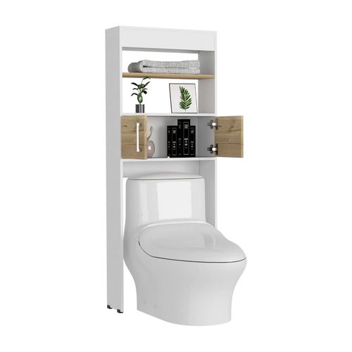 Mueble Organizador de Baño Tuhome Grecia Blanco (sin inodoro)