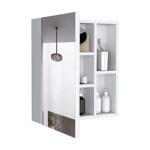 Gabinete de baño Tuhome Manchester 1 Puerta Blanco