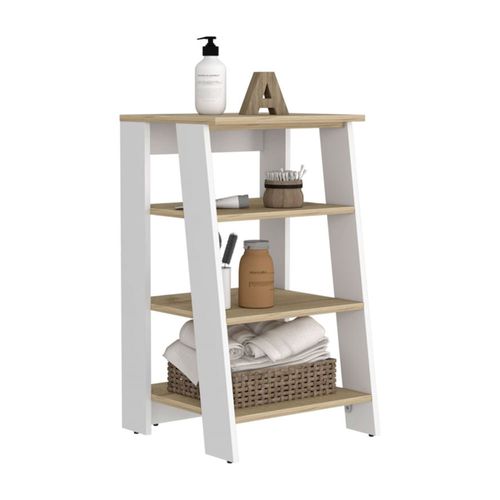 Mueble Auxiliar Tuhome Escala Blanco/Beige