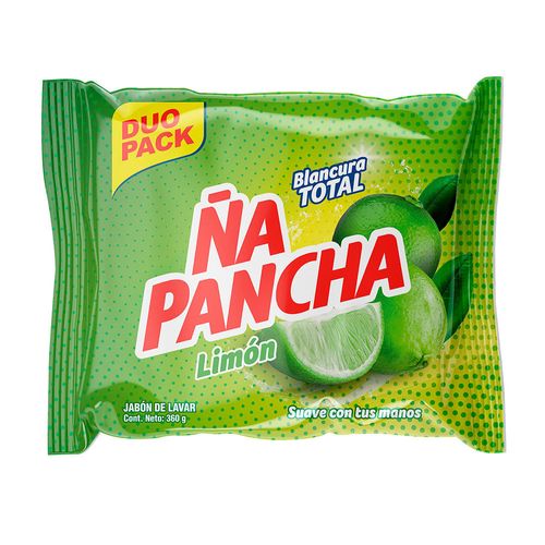 Jabón de Ropa Ña Pancha Limón 180gr x 2 unidades