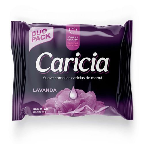 Jabón de Ropa Caricia Lavanda 180gr x 2 unidades