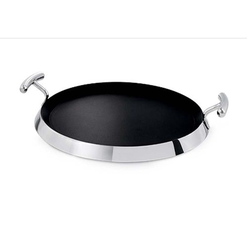 Grill redonda antiadherente 34cm inoxidable
